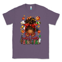 Santas Favorite Principal Afro Messy Bun Classic Tee | Teevron