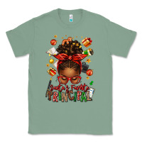 Sage santas favorite principal afro messy bun Classic Tee - texasbilliewilder