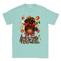 Seafoam santas favorite principal afro messy bun Classic Tee - texasbilliewilder