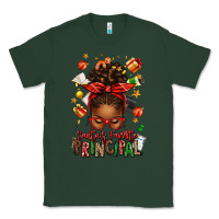 Sports Green santas favorite principal afro messy bun Classic Tee - texasbilliewilder