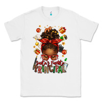 White santas favorite principal afro messy bun Classic Tee - texasbilliewilder