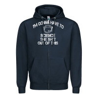 Navy The Martian Im Gonna Have To Science The Sht Out Of This GIFT Zipper Hoodie - trangStudio