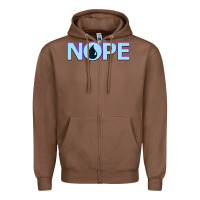 Chestnut NOPE  Blue Magic  Island Mana Symbol Zipper Hoodie - trangStudio