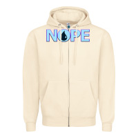 Sandshell NOPE  Blue Magic  Island Mana Symbol Zipper Hoodie - trangStudio