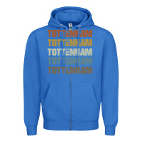 True Royal Retro Vintage Tottenham London Zipper Hoodie - trangStudio