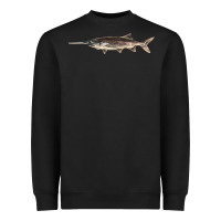 Black Paddlefish Illustrations, Heavyweight Sweatshirt - LillyAllenDesigns