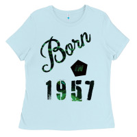 Baby Blue Born In 1957 Ladies Tee - Bettercallsaul