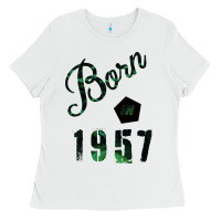 White Born In 1957 Ladies Tee - Bettercallsaul