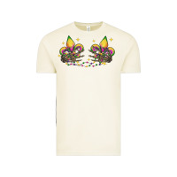 Vintage Arctic skeleton hands mardi gras Vintage Tee - CowGirlArtShop