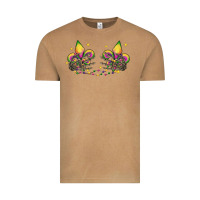 Vintage Camel skeleton hands mardi gras Vintage Tee - CowGirlArtShop