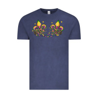 Vintage Denim skeleton hands mardi gras Vintage Tee - CowGirlArtShop