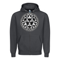 M.c. Escher Circle Limit Iv Zipper Hoodie | Teevron