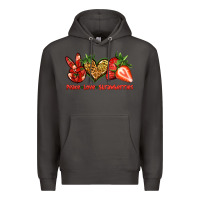 Smoke peace love strawberries Premium Hoodie - Jasminsmagicworld