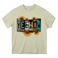 Mossy yeehaw license plate letters Heavy Core Tee - Jasminsmagicworld
