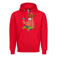 Red patrick the star gift Zipper Hoodie - trangStudio