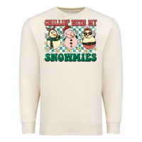 Sandshell Chillin with my Snowmies Premium Sweatshirt - BarkalooDesign
