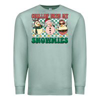 Seafoam Chillin with my Snowmies Premium Sweatshirt - BarkalooDesign