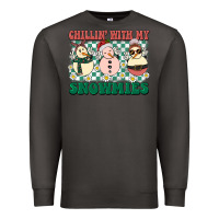 Smoke Chillin with my Snowmies Premium Sweatshirt - BarkalooDesign