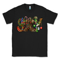 Black Army Christmas Joy Classic Tee - NancyCooperArtShop