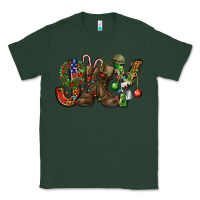 Sports Green Army Christmas Joy Classic Tee - NancyCooperArtShop