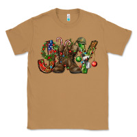 Toasted Coconut Army Christmas Joy Classic Tee - NancyCooperArtShop