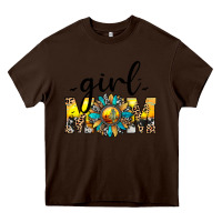 Chocolate Brown girl mom Heavy Core Tee - JahusDesignShop