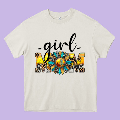 Girl Mom Heavy Core Tee Designed By Jahusdesignshop