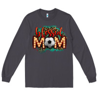 Smoke blessed soccer mom lightbulb letters Long Sleeve Tee - OliviaCreatesArt
