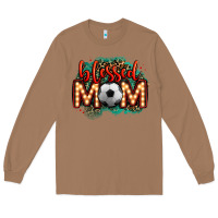 Toasted Coconut blessed soccer mom lightbulb letters Long Sleeve Tee - OliviaCreatesArt