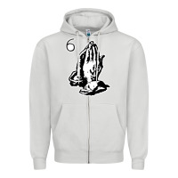 Dove Grey 6IX GOD gift Zipper Hoodie - trangStudio