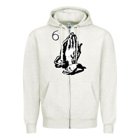 Oatmeal Heather 6IX GOD gift Zipper Hoodie - trangStudio