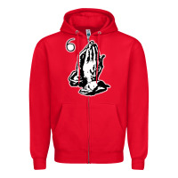 Red 6IX GOD gift Zipper Hoodie - trangStudio