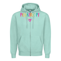 Seafoam Pediatric PT Physical Therapy Office Staff Appreciation Gift Zipper Hoodie - trangStudio