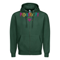 Sports Green Pediatric PT Physical Therapy Office Staff Appreciation Gift Zipper Hoodie - trangStudio