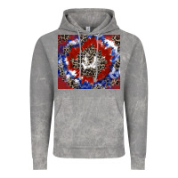 Cloud Rock patriotic tie dye Vintage Hoodie - CowGirlArtShop
