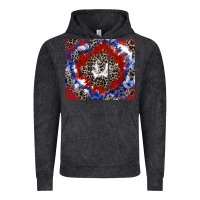 Vintage Black patriotic tie dye Vintage Hoodie - CowGirlArtShop
