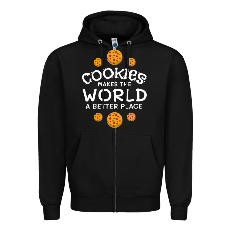 Funny Cookie Lover Baking Cookies Baker Candy Gift Zipper Hoodie by trangStudio | Teevron