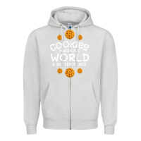 Dove Grey funny cookie lover baking cookies baker candy gift Zipper Hoodie - trangStudio