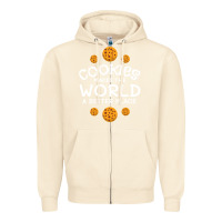 Sandshell funny cookie lover baking cookies baker candy gift Zipper Hoodie - trangStudio
