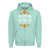 Seafoam funny cookie lover baking cookies baker candy gift Zipper Hoodie - trangStudio