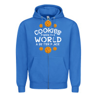 True Royal funny cookie lover baking cookies baker candy gift Zipper Hoodie - trangStudio