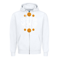 White funny cookie lover baking cookies baker candy gift Zipper Hoodie - trangStudio