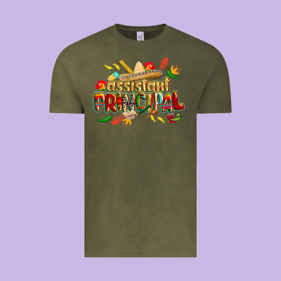 Cinco De Mayo Assistant Principal Vintage Tee Designed By Cowgirlartshop