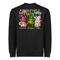 Black Happiness All Around Happy Valentines Patrick East Heavyweight Sweatshirt - CowhideDigitalArt