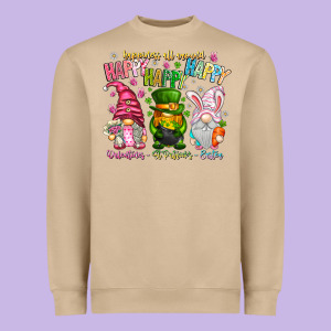 Happiness All Around Happy Valentines Patrick East Heavyweight Sweatshirt Designed By Cowhidedigitalart