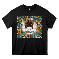 Black mom life messy bun western Heavy Core Tee - Jasminsmagicworld