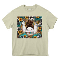 Mossy mom life messy bun western Heavy Core Tee - Jasminsmagicworld