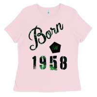 Bubblegum Pink Born In 1958 Ladies Tee - Bettercallsaul