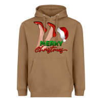 Toasted Coconut merry Christmas heels Heavyweight Hoodie - BarkalooDesign