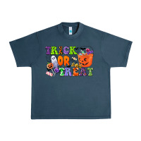 Midnight Navy trick or treat Urban Heavy Tee - CowGirlArtShop